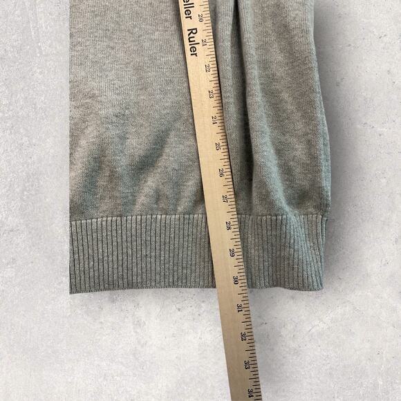 Nautica Men’s 3XL Sweater Big & Tall Quarter Zip Pullover Light Gray NWT - Picture 12 of 12